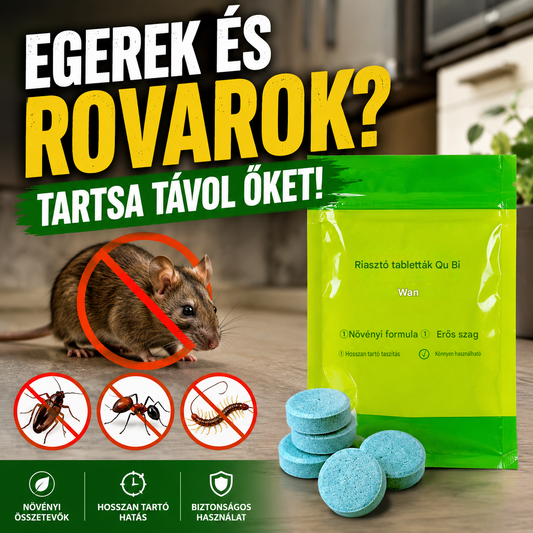 🐭🐁【50 kapszula】Erős patkányriasztó tabletták, varázslatos patkányriasztó eszköz