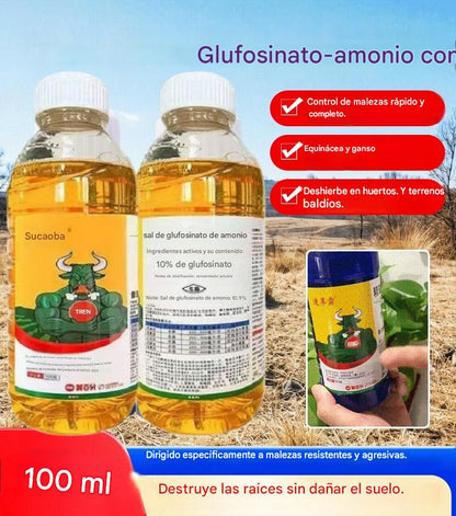 ✅ Herbicida y agente preventivo de la pudrición de raíces 👉【100 ml de líquido se diluyen en 15–20 l de agua】💡