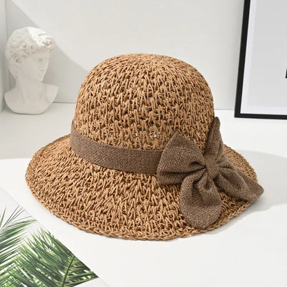☀️🎀Elegantne prantsuse müts lipsuga: päikesekaitse ja vari.