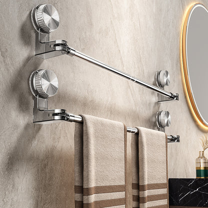 🎁Precio más bajo por tiempo limitado✨🚿Diseño ligero y sin perforaciones —Toallero retráctil con ventosa