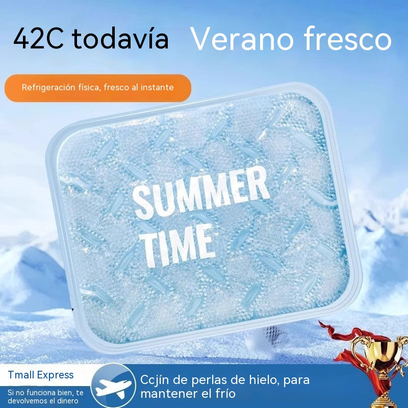🧊🍃Cojín refrigerante de gel transpirable para el verano, sin necesidad de rellenarlo con agua