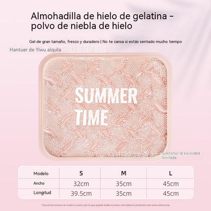 🧊🍃Cojín refrigerante de gel transpirable para el verano, sin necesidad de rellenarlo con agua