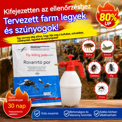 【Vásároljon 10-et, kap 10-et ingyen】🦟Kifejezetten szúnyogok és legyek irtására tervezték a farmokon, egy csomag elpusztítja a bolhákat/szöcskéket/csótányokat/legyeket/szúnyogokat!