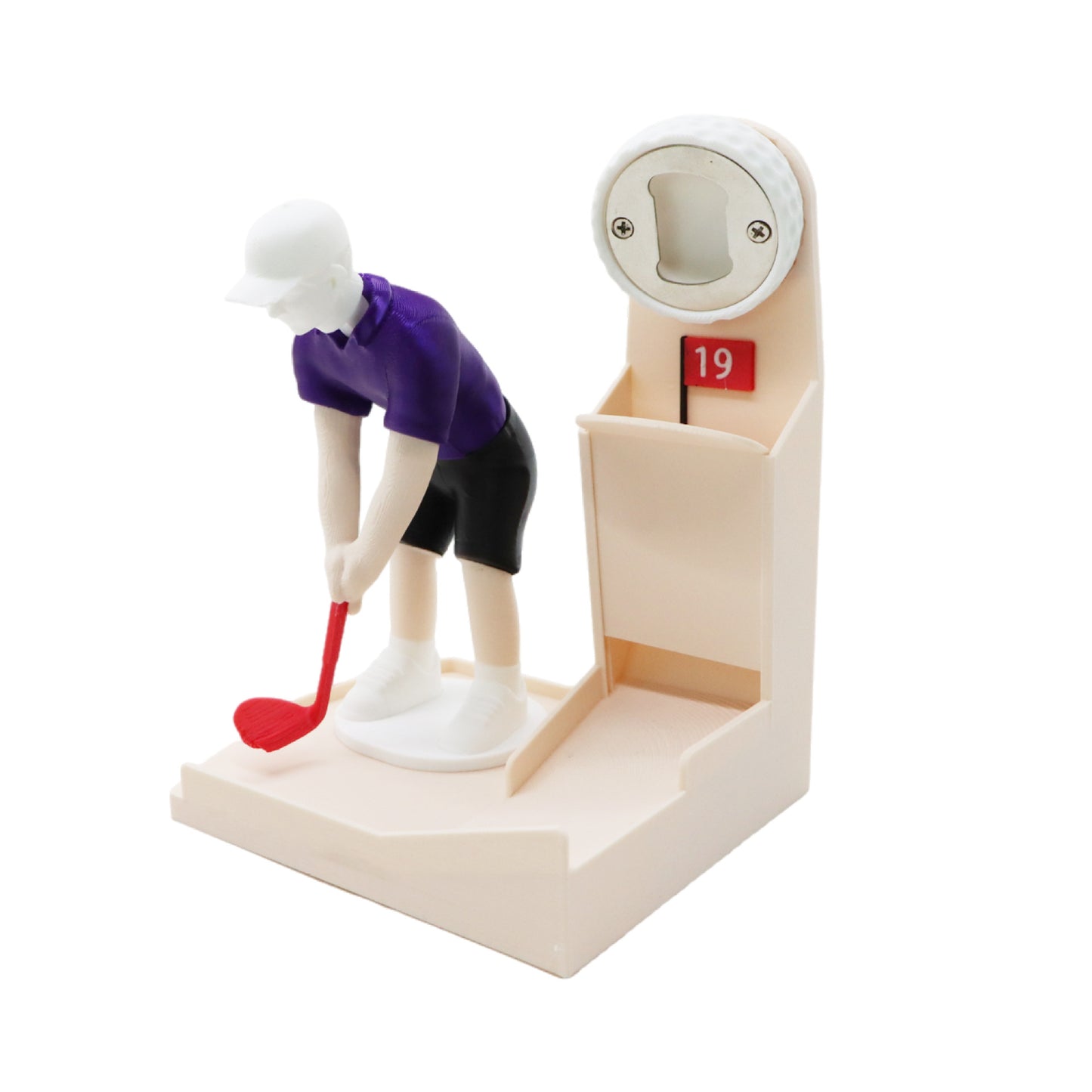 🔥Nieprzegap okazji, 50% zniżki!⛳ 🏌️✨Zabawny otwieracz do butelek z motywem golfa