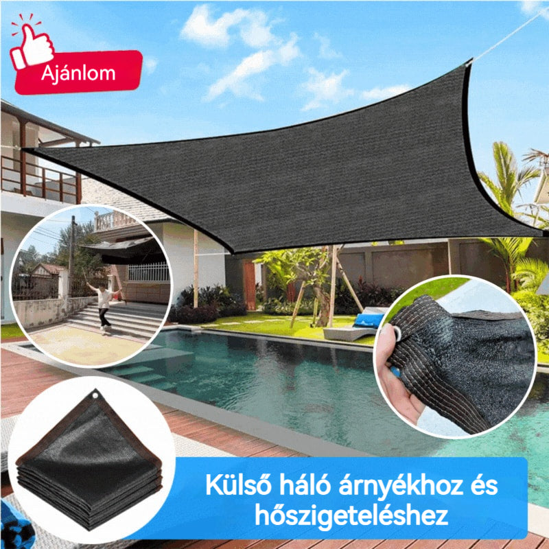 🏆【🔥Kihagyhatatlan ajánlat】☀️⛱️【2*5m】Kültéri árnyékoló és hőszigetelő háló