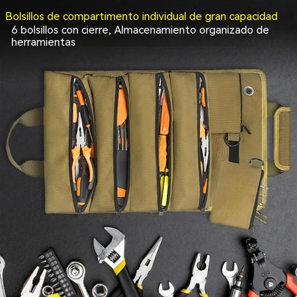🎁 Promoción Hot Sale: 49% de descuento 🔥 Bolsa enrollable premium para herramientas 🛠️
