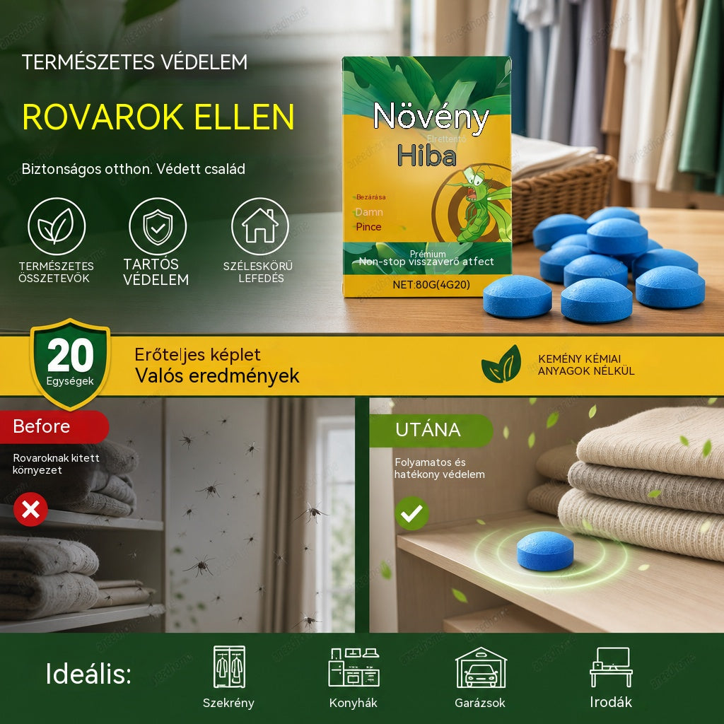 🏠🛡️ 50% kedvezmény – Többcélú rovarriasztó | Biztonságos és nem mérgező háziállatok és állatok számára, beltéren és kültéren egyaránt hatékony 🐾✅