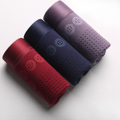 👍【L-3XL】🩲【Pánské prodyšné antibakteriální třídílné boxerky】