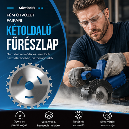 💥Famegmunkáló ötvözetből készült kétoldalas fűrészlap