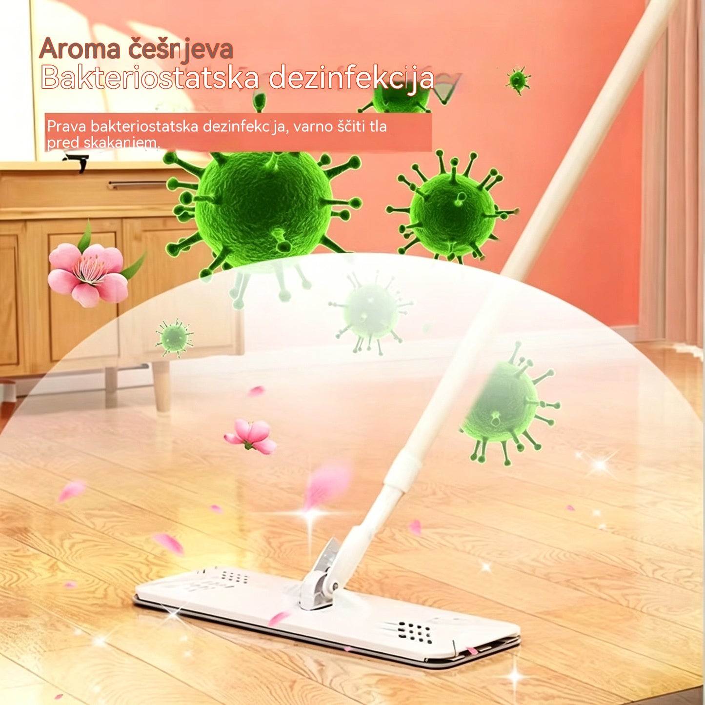🧹【Nova izboljšava! 210 enot】✨ Antibakterijske in dezodorirajoče večnamenske čistilne tablete | Primerno za lesena, laminatna, ploščicna tla in stene prikolic