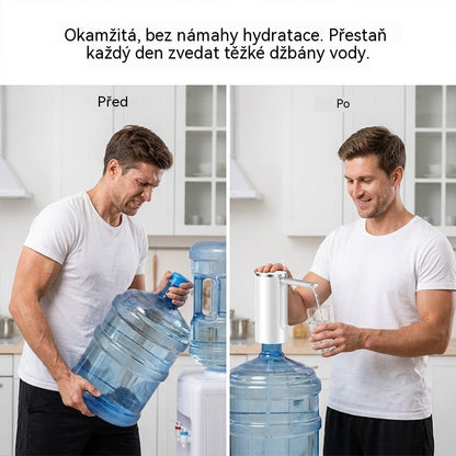 Chytré čerpadlo na lahve s vodou
