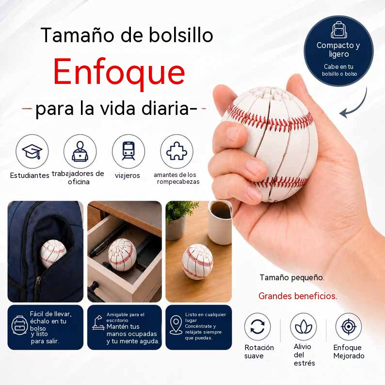 ⚾【Compra 1 y llévate 1 gratis】¡Último día! 60% de descuento: juguete antiestrés con forma de pelota de béisbol para los dedos.