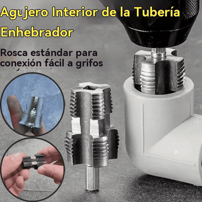 ⚙️🔩 Accesorio de Roscado para Tuberías de Agua – Roscas Internas y Externas en PVC en Minutos