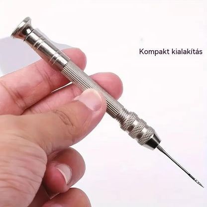 🧵【Vásároljon 1 darabot, és kap 1 ajándékot】👞 5 az 1-ben cserélhető varrótűkészlet – Professzionális készlet cipőjavításhoz és bőrműves munkákhoz 🛠️✨