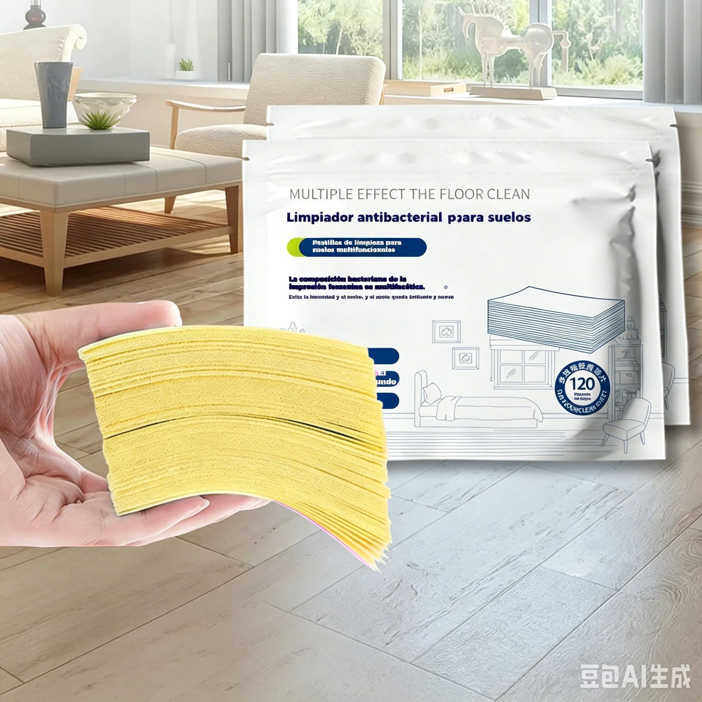 🧹【¡Compra 1 y recibe 1 GRATIS!】【240 piezas 23 euros】✨ 240 unidades de pastillas limpiadoras multiusos antibacterianas y desodorizantes | Aptas para madera dura, suelos laminados, azulejos y paredes de autocaravana