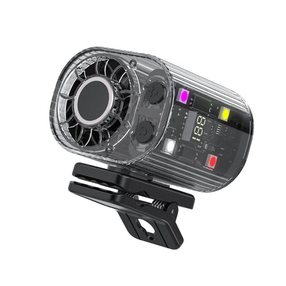 🌀Ventilador multifuncional de alta velocidad que se coloca en la cintura para una sensación de enfriamiento y frescura instantánea en todo el cuerpo, con pantalla LED.