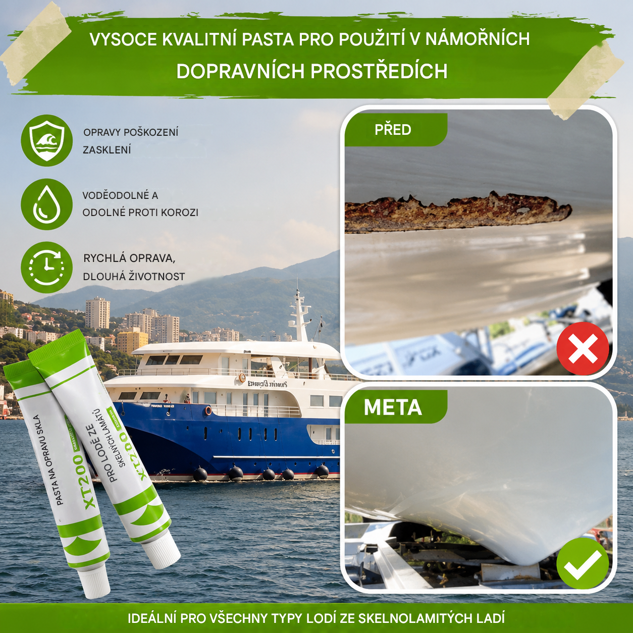 🚤🚗【5 položek】Rychle působící gel na škrábance a tmel na praskliny