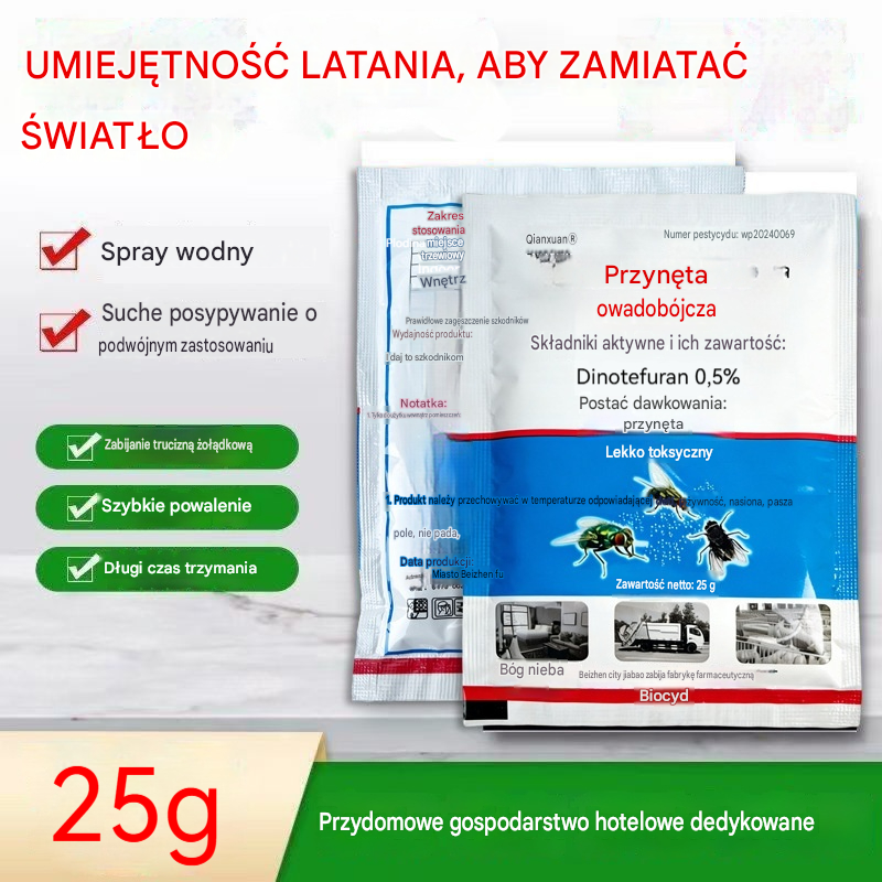 【10 opakowań】🦟 Specjalnie zaprojektowane do zwalczania komarów i much w gospodarstwach rolnych. Jedno opakowanie zabija pchły, koniki polne, karaluchy, muchy i komary!