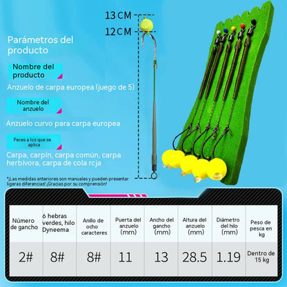 🔥【Compra 1 y llévate 1 gratis】🎣 Anzuelo flotante de alta flotabilidad con bola: ¡flota naturalmente y pica al instante! 🐟💧 Mantiene el cebo a la profundidad perfecta: más picadas, menos espera. 🔴⚡