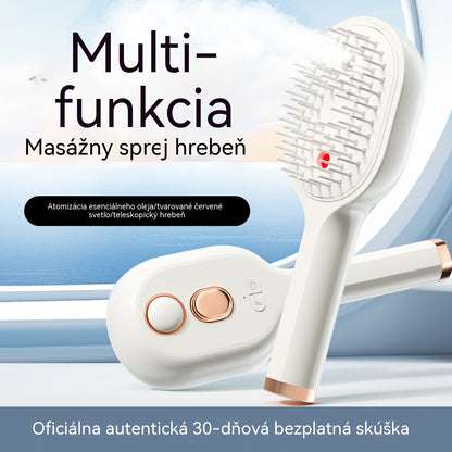💖💨Egygombos permetező funkcióval ellátott fésű a haj gubancolódásának hatékony megakadályozására.