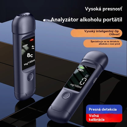 🚗🍷 Prenosný presný alkohol tester – Otestuj sa pred jazdou