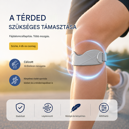 4 darab 8300 Ft🏃‍♀️ Sport térdrögzítő👉 A térdnek időre van szüksége. Ez a tapasz megadja neked.