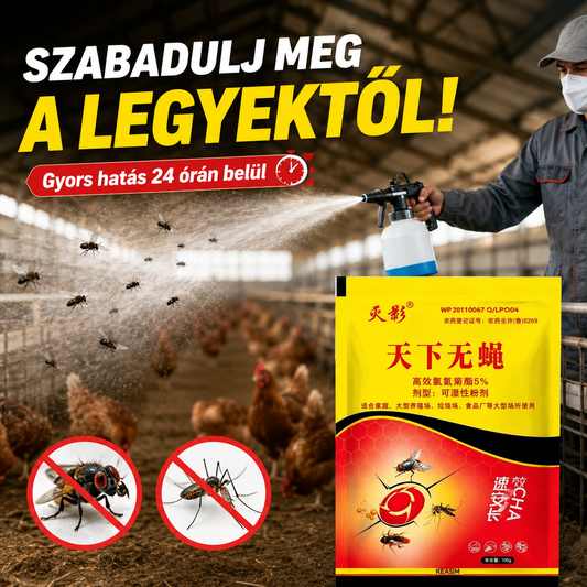 🦟【6 zacskó】❤️Kifejezetten szúnyogok és legyek irtására tervezték gazdaságokban, egy csomag elpusztítja a bolhákat/sáskákat/csótányokat/legyeket/szúnyogokat!