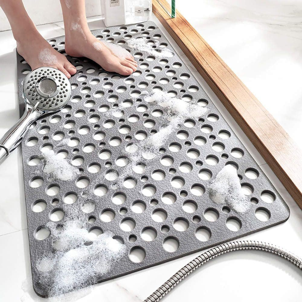 🛁【70x38cm】Csúszásgátló és antibakteriális biztonsági zuhanyszőnyeg🚿 Hatékonyan megakadályozza az eséseket és sérüléseket