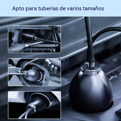 🔧 ¡50% DE DESCUENTO POR TIEMPO LIMITADO! ✨ Adaptador de humo para airbag inflable – Universal, duradero, con bomba manual ⚙️