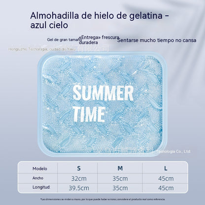 🧊🍃Cojín refrigerante de gel transpirable para el verano, sin necesidad de rellenarlo con agua