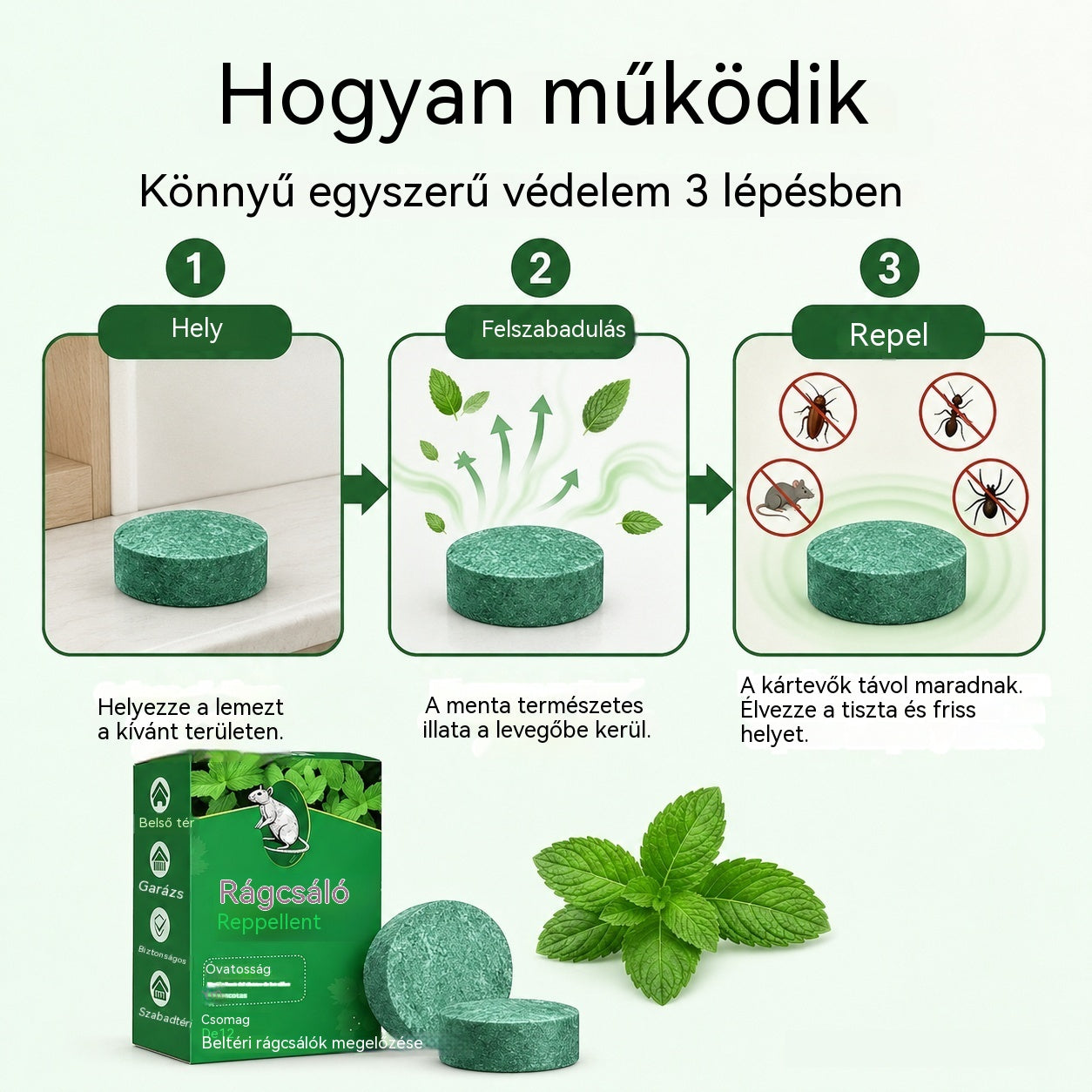 🏠🛡️ Pillole repellenti universali per insetti e roditori – Sicure per animali domestici e selvatici. Non tossiche ed efficaci. Adatte sia per uso interno che esterno. 🐾✅