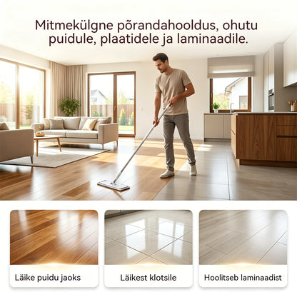🧹【Uus täiustus! 210 ühikut】✨ Antibakteriaalsed ja desodoreerivad mitmeotstarbelised puhastustabletid | Sobib puit-, laminaat-, plaatpõrandatele ja haagissuvilate seintele