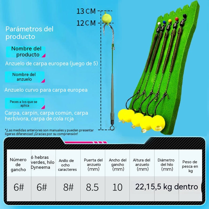 🔥【Compra 1 y llévate 1 gratis】🎣 Anzuelo flotante de alta flotabilidad con bola: ¡flota naturalmente y pica al instante! 🐟💧 Mantiene el cebo a la profundidad perfecta: más picadas, menos espera. 🔴⚡