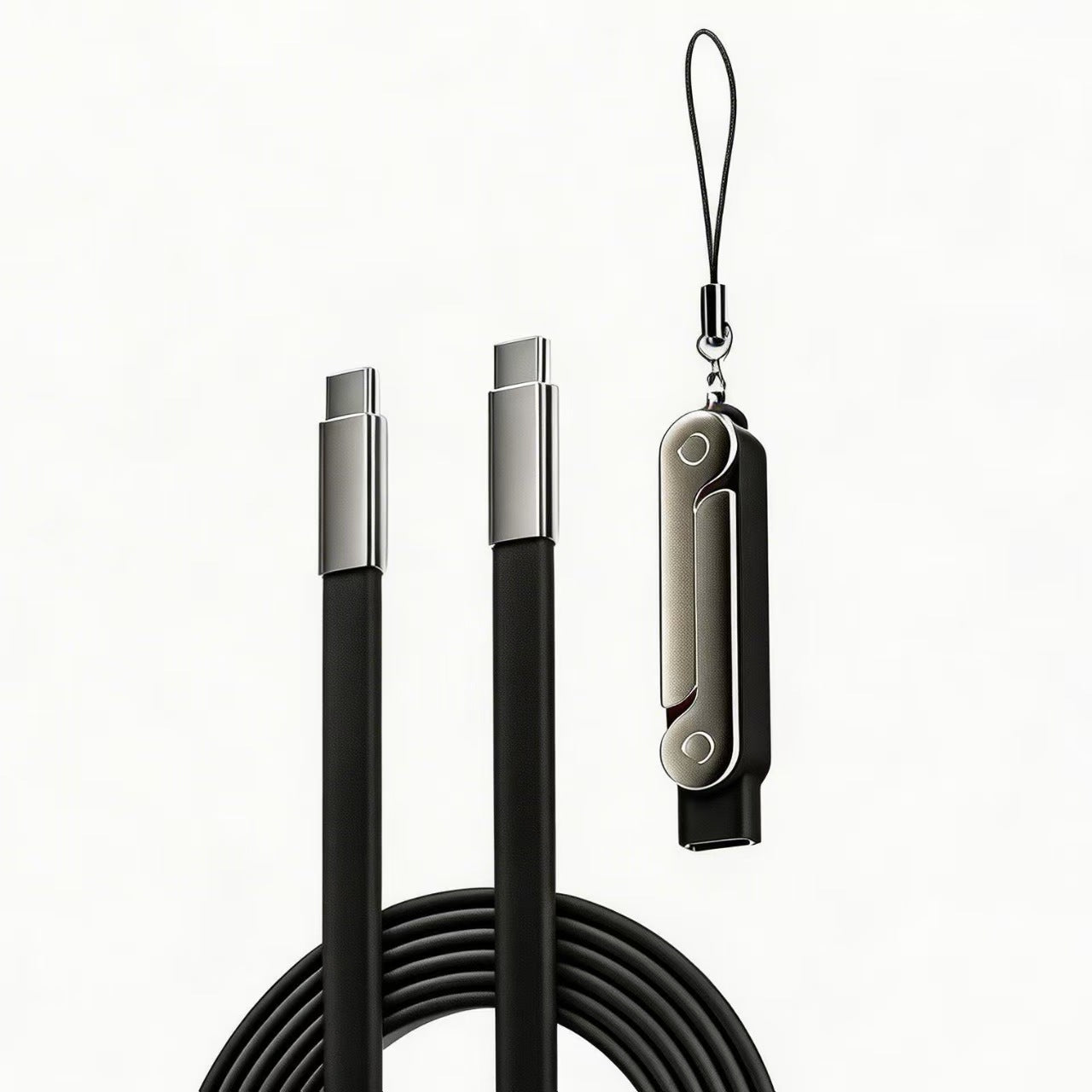📱Compra 1 y llévate 1 gratis, disfruta de un 10% de descuento y envío gratis🔥Carga súper rápida de 240 W, soporte invisible giratorio de 360°, cable de carga desmontable 2 en 1