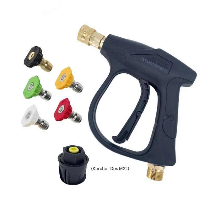 🚗💦Conector rápido de aluminio para pistola de agua a presión compacta de un cuarto de pulgada