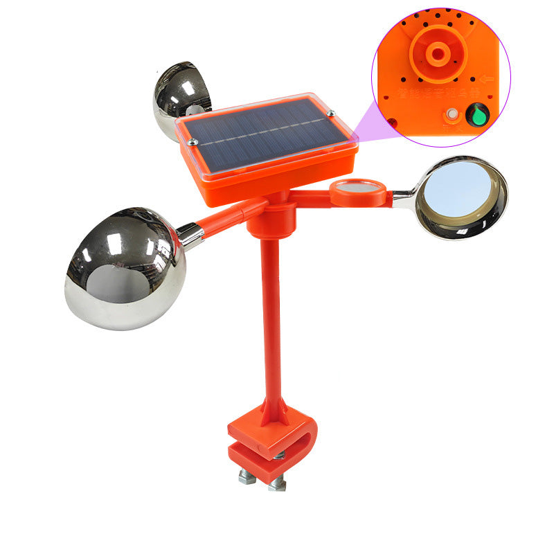 🐦🦉【NUEVO】Nuevo ahuyentador de pájaros con voz ajustable, alimentado por energía solar y eólica, mejorado