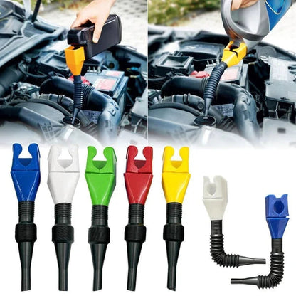 🔥【5 piezas】🚗Herramienta para repostar y verter combustible en el coche, embudo manos libres🔥