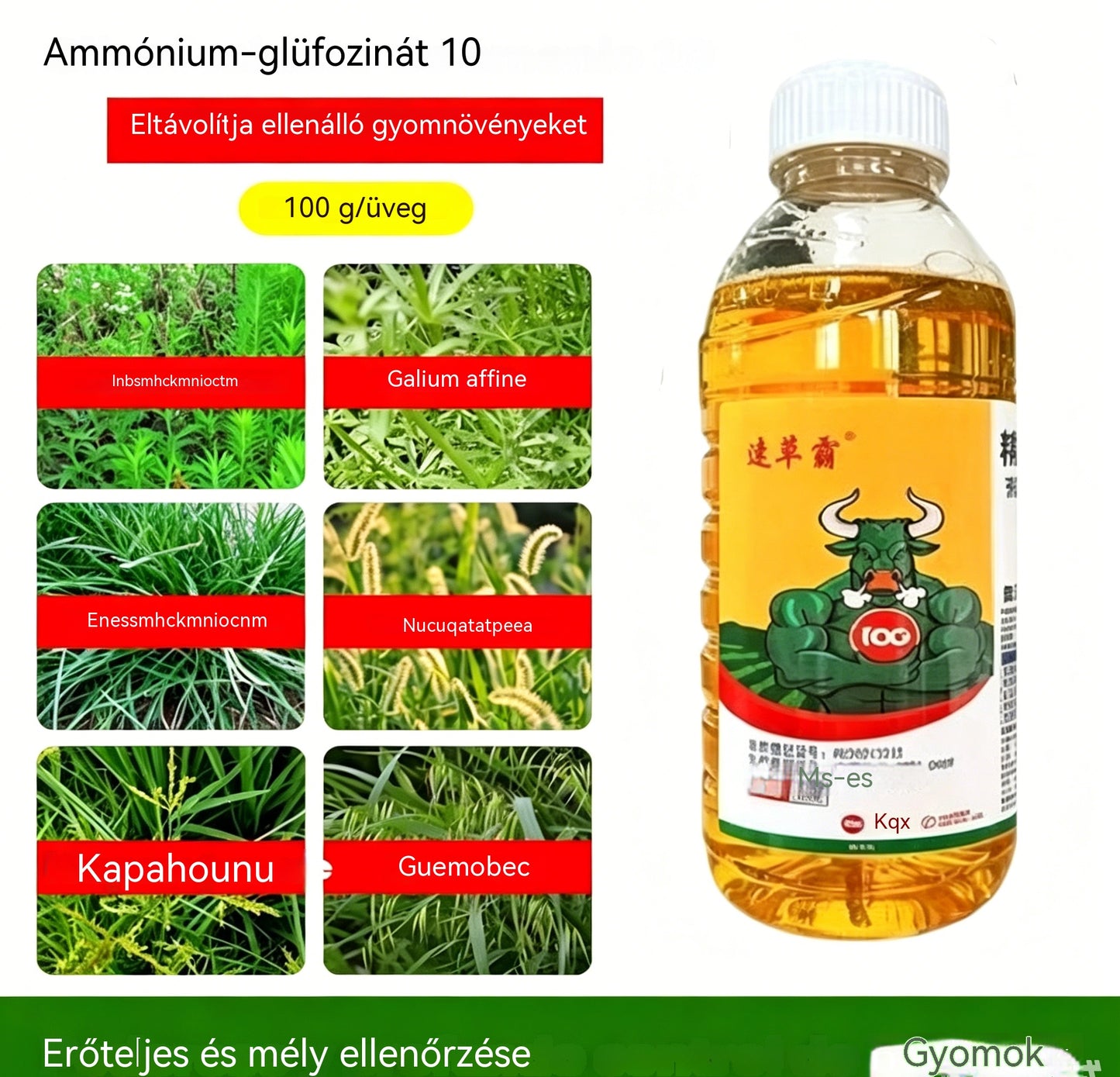 ✅ Gyomirtó és gyökérrothadás elleni szer👉【100 ml folyadékot 15–20 l vízben hígítunk】💡