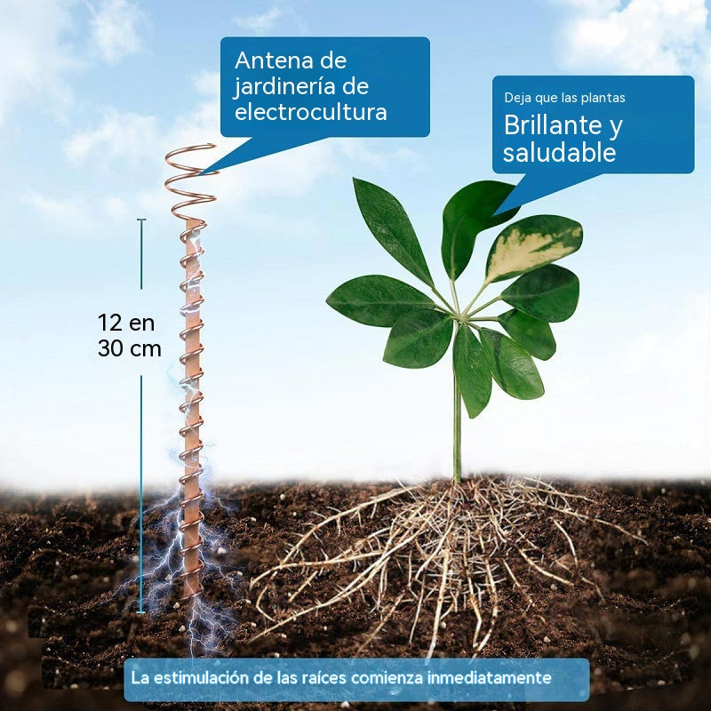 🔥【3/6 piezas】🌱Antena de cobre de un solo hilo para electrocultura