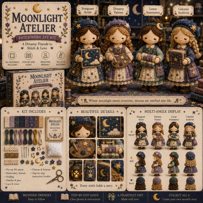 🎁Zadnji dan: Izkoristite 49 % popust! 🧵 Komplet za patchwork miniatur iz serije Miniature World.