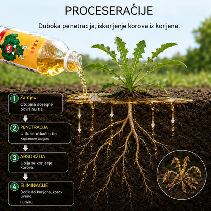 ✅ Herbicid i sredstvo za sprječavanje truljenja korijena👉【100 ml tekućine razrijedi se u 15–20 l vode】💡