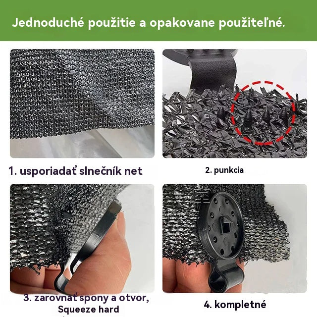 【Kúpte 25 a získajte 25 zadarmo】Upevňovací držiak sieťky na striešku