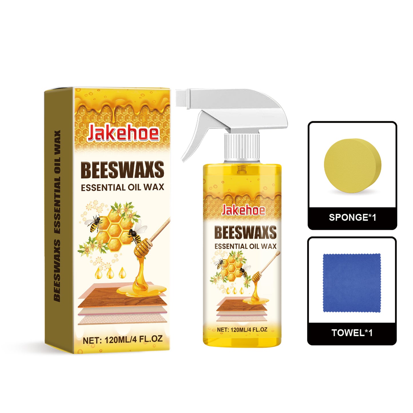 🔥Oferta especial por tiempo limitado🔥🧼Limpiador y abrillantador todo en uno para superficies de madera, elimina manchas, previene el polvo y aporta brillo.