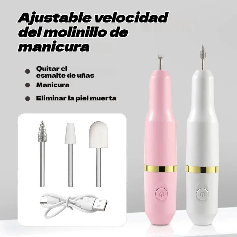 ✨💅Elektromos körömreszelő a körömlakk és az elhalt hámsejtek eltávolításához.
