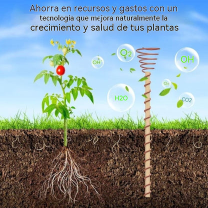 🔥【3/6 piezas】🌱Antena de cobre de un solo hilo para electrocultura