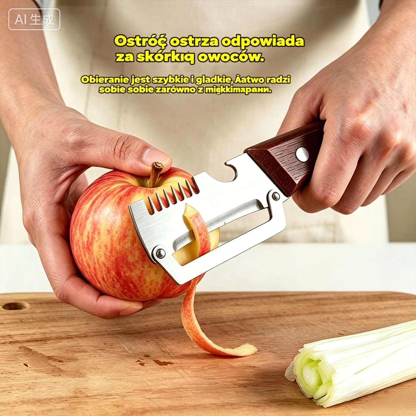 ✅Kup 1, drugi gratis (dwa produkty)🧅🔪 Wielofunkcyjna obieraczka kuchenna 3 w 1: obiera, sieka warzywa, kroi mięso, otwiera butelki! 🔥
