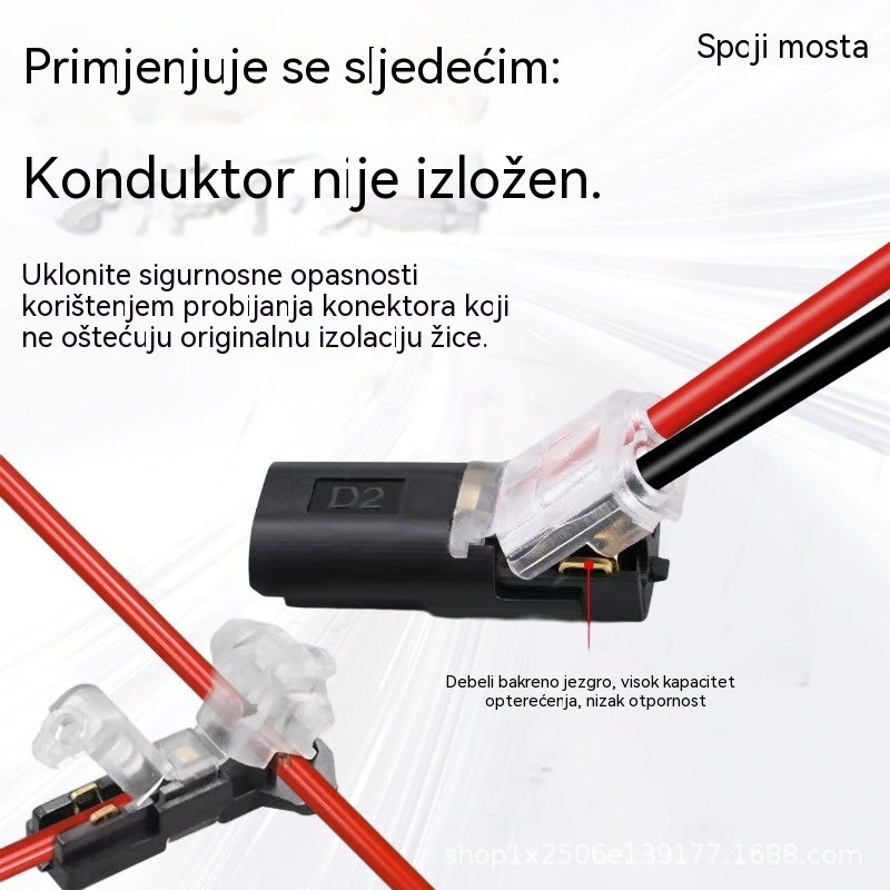 🥳Najprodavaniji artikl 2026.🥳⏰ 【50/100 komada】Dvožični konektor s kopčom za zaključavanje, 50% popusta! Sigurnosna kopča za zaključavanje, protuklizna⚡️