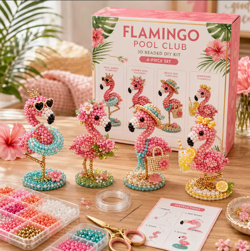 🧵✨ Mini set de manualidades 3D con cuentas 🎁🎁