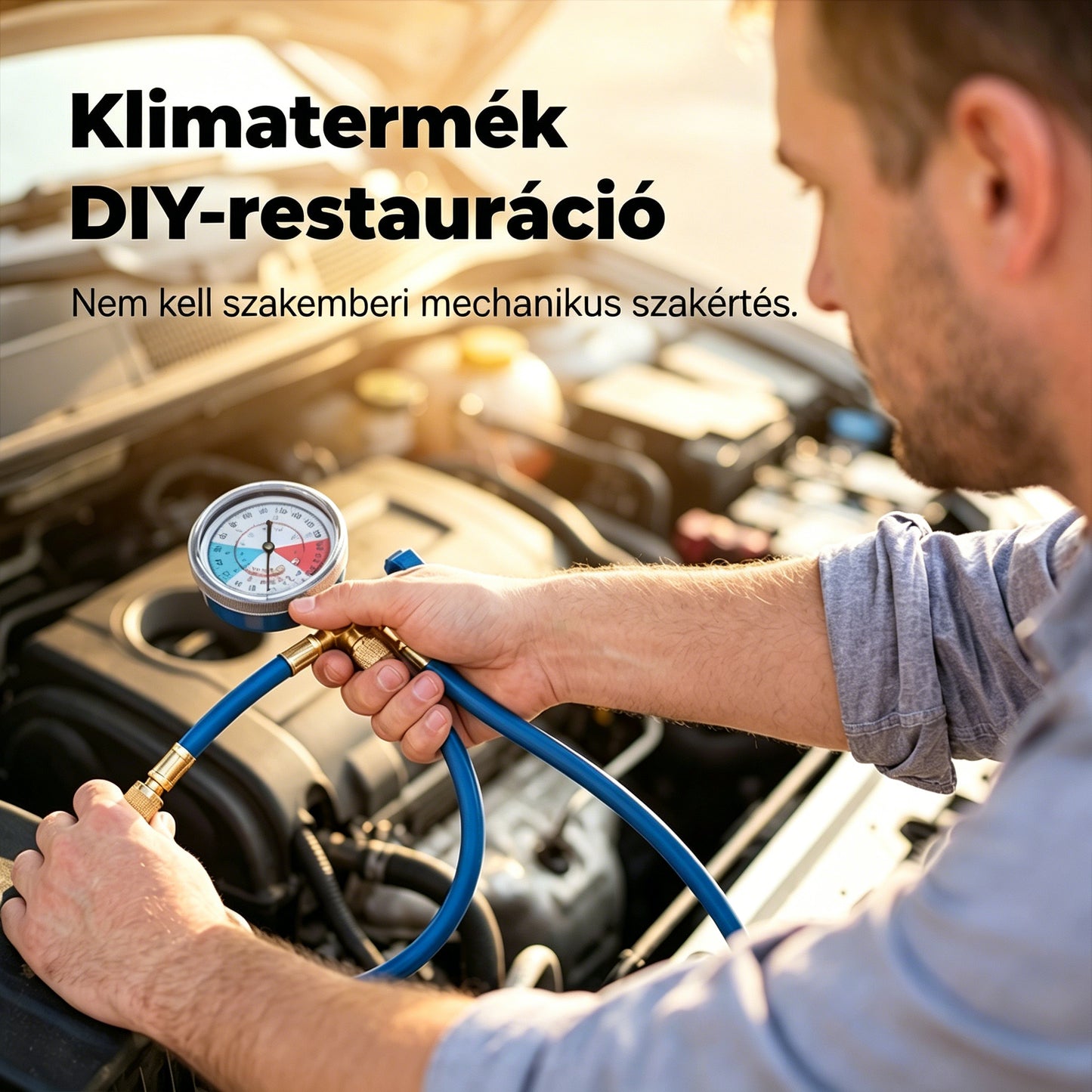 🔧❄️ R134a AC hűtőközeg utántöltő tömlő nyomásmérővel – Szivárgásmentes, könnyen leolvasható és kompatibilis autókkal, teherautókkal vagy otthoni légkondicionálókkal – Biztonságos barkács utántöltés 🚗