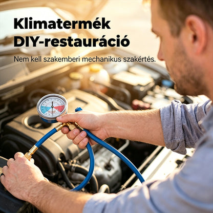 30%OFF🔧❄️ R134a AC hűtőközeg utántöltő tömlő nyomásmérővel – Szivárgásmentes, könnyen leolvasható és kompatibilis autókkal, teherautókkal vagy otthoni légkondicionálókkal – Biztonságos barkács utántöltés 🚗